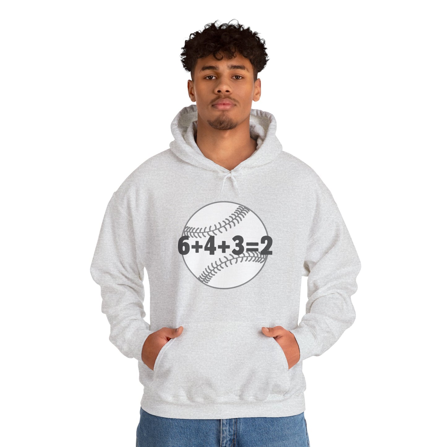 Baseball Math Hoodie, Unisex Heavy Blend Sweatshirt, Sports Gift, Fun Math Apparel, Cozy Baseball Sweatshirt, Gifts for Coaches