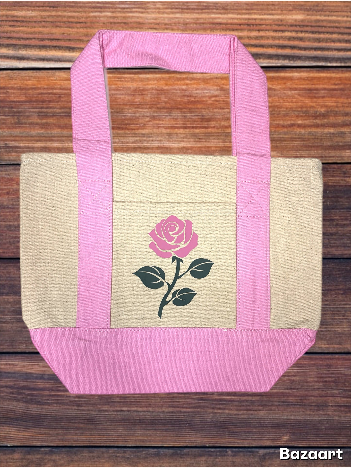 Small Rose Market Tote Bag