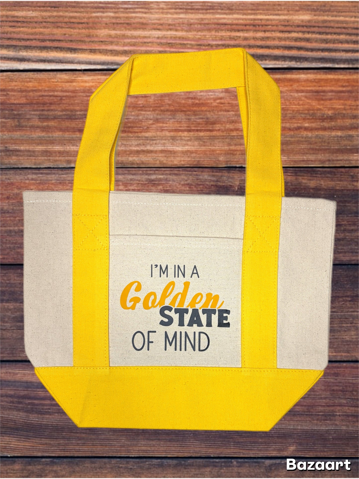 Golden State of Mind Small Market Tote Bag
