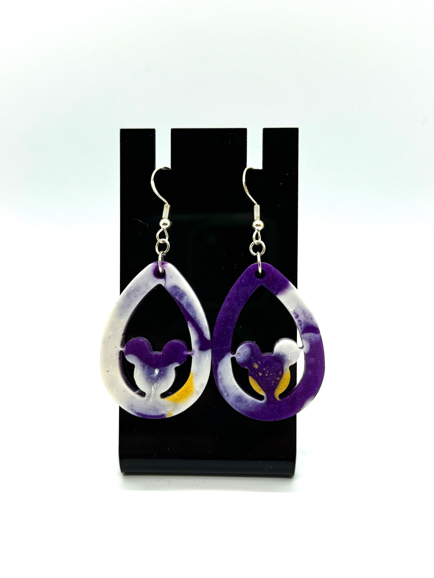 Teardrop Mouse Earrings