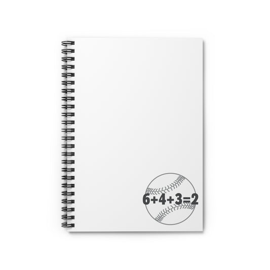 Baseball-Themed Spiral Notebook for Students, Gift for Coaches & Players, Sports Journal, Men and Women Writing Pad