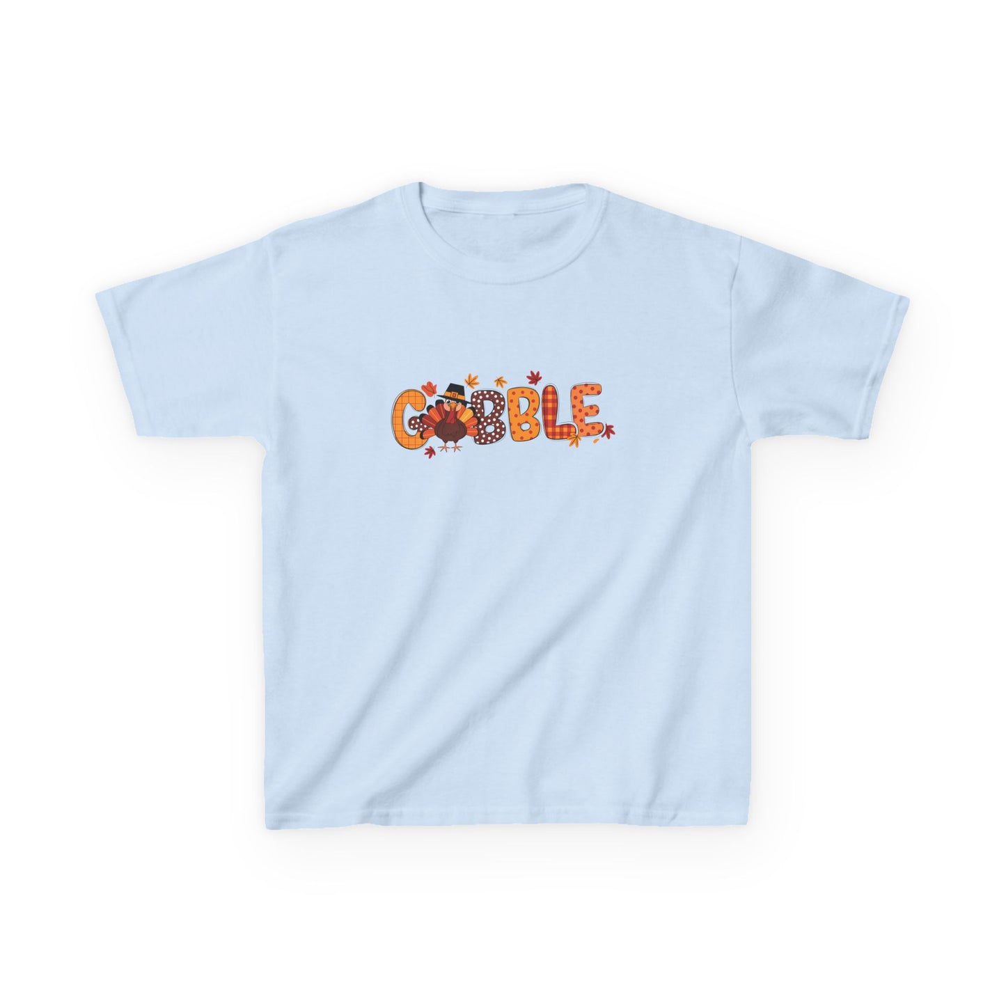 Thanksgiving Kids Tee, Gobble T-Shirt, Fun Holiday Shirt, Kids Thanksgiving Apparel, Cute Autumn Wear