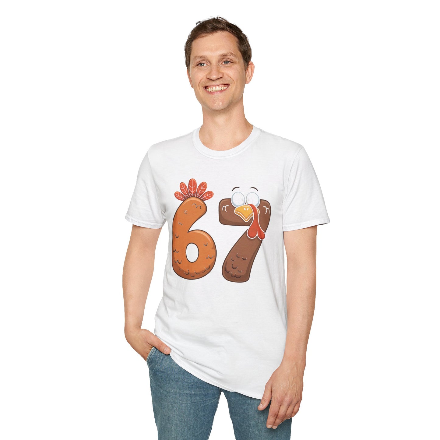 Thanksgiving Turkey Graphic T-Shirt, Unisex Tee, Fall Apparel, Holiday Outfit, Gift for Family, Thanksgiving Celebration