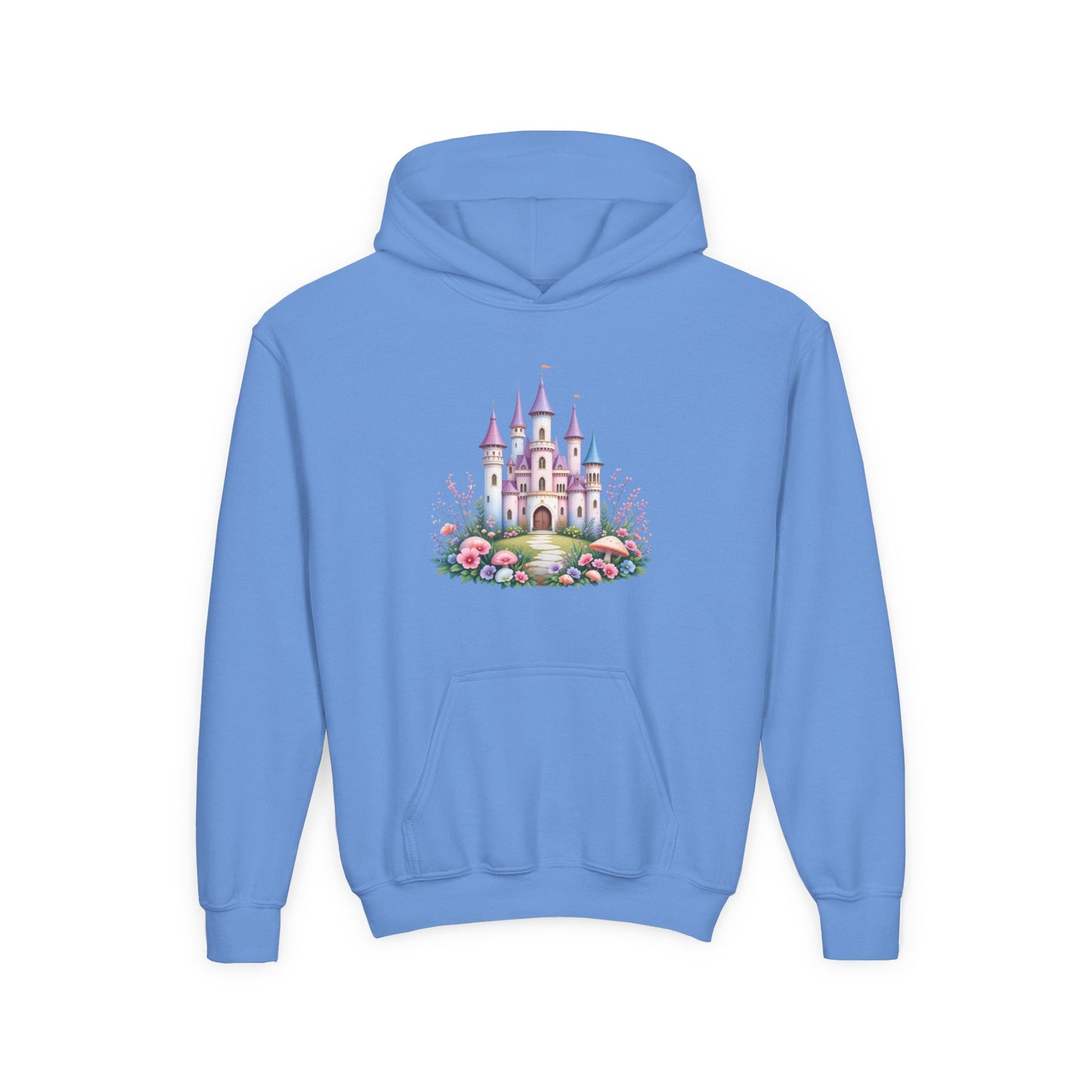 Youth Castle Dreams Hooded Sweatshirt, Cozy Sweatshirt, Kids' Hoodie, Perfect Gift, Fantasy Apparel