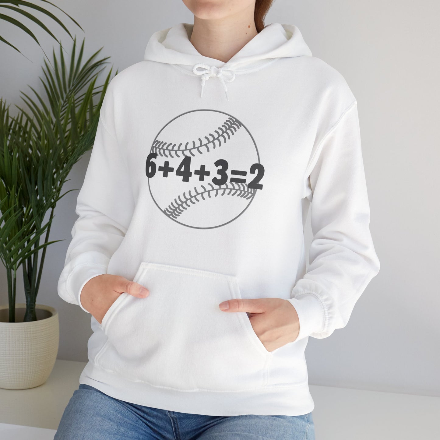 Baseball Math Hoodie, Unisex Heavy Blend Sweatshirt, Sports Gift, Fun Math Apparel, Cozy Baseball Sweatshirt, Gifts for Coaches
