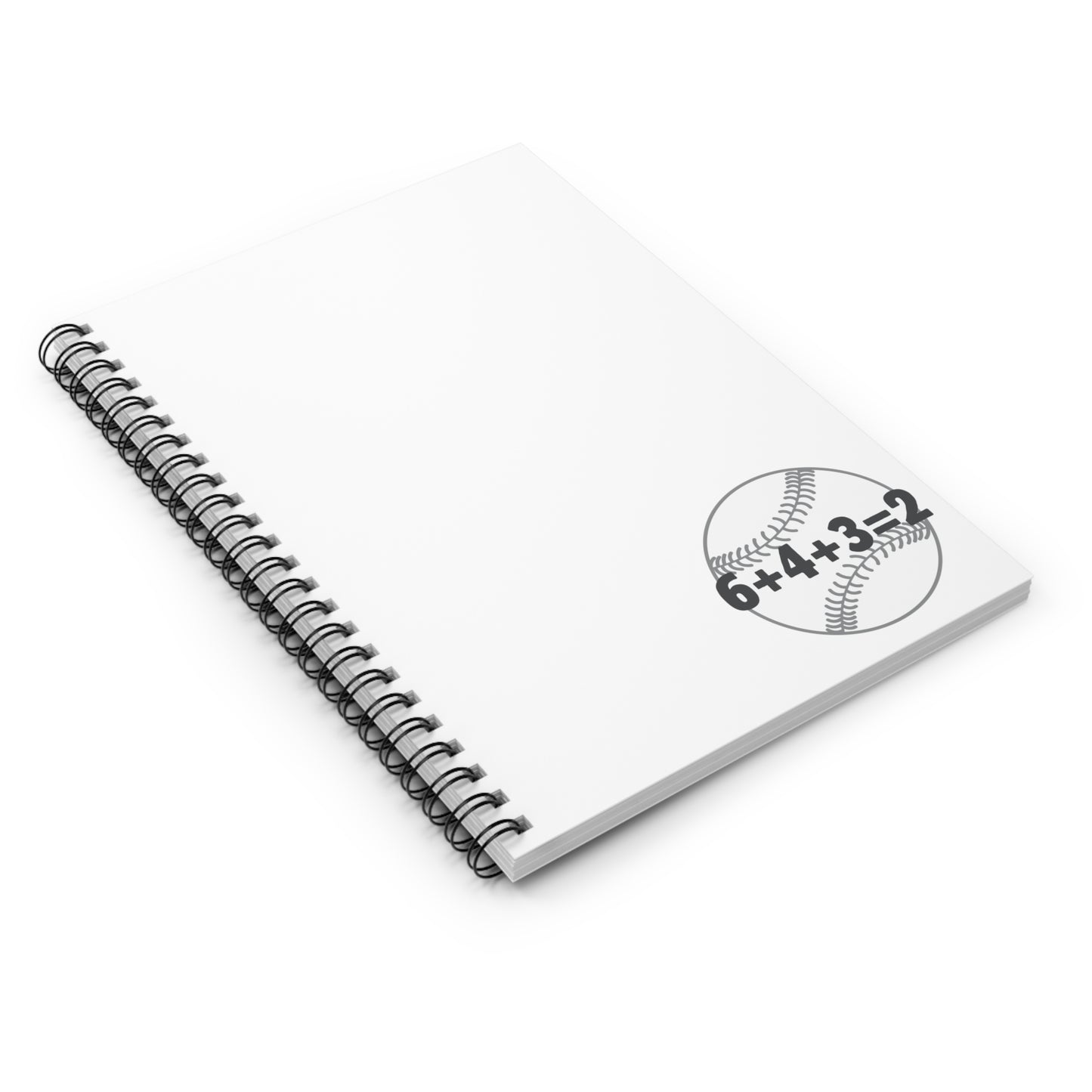 Baseball-Themed Spiral Notebook for Students, Gift for Coaches & Players, Sports Journal, Men and Women Writing Pad