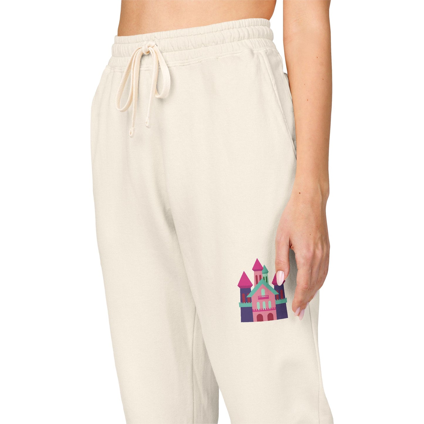 Garment-Dyed Fleece Sweatpants - Cozy Lounge Wear for Relaxation, Travel, Gifts, and Casual Outings, Perfect for Everyday Comfort