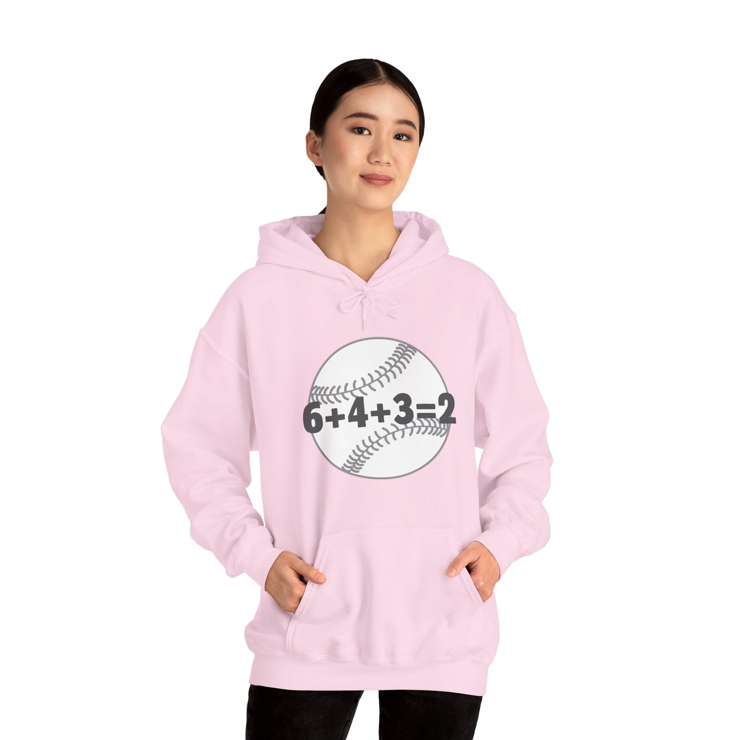 Baseball Math Hoodie, Unisex Heavy Blend Sweatshirt, Sports Gift, Fun Math Apparel, Cozy Baseball Sweatshirt, Gifts for Coaches