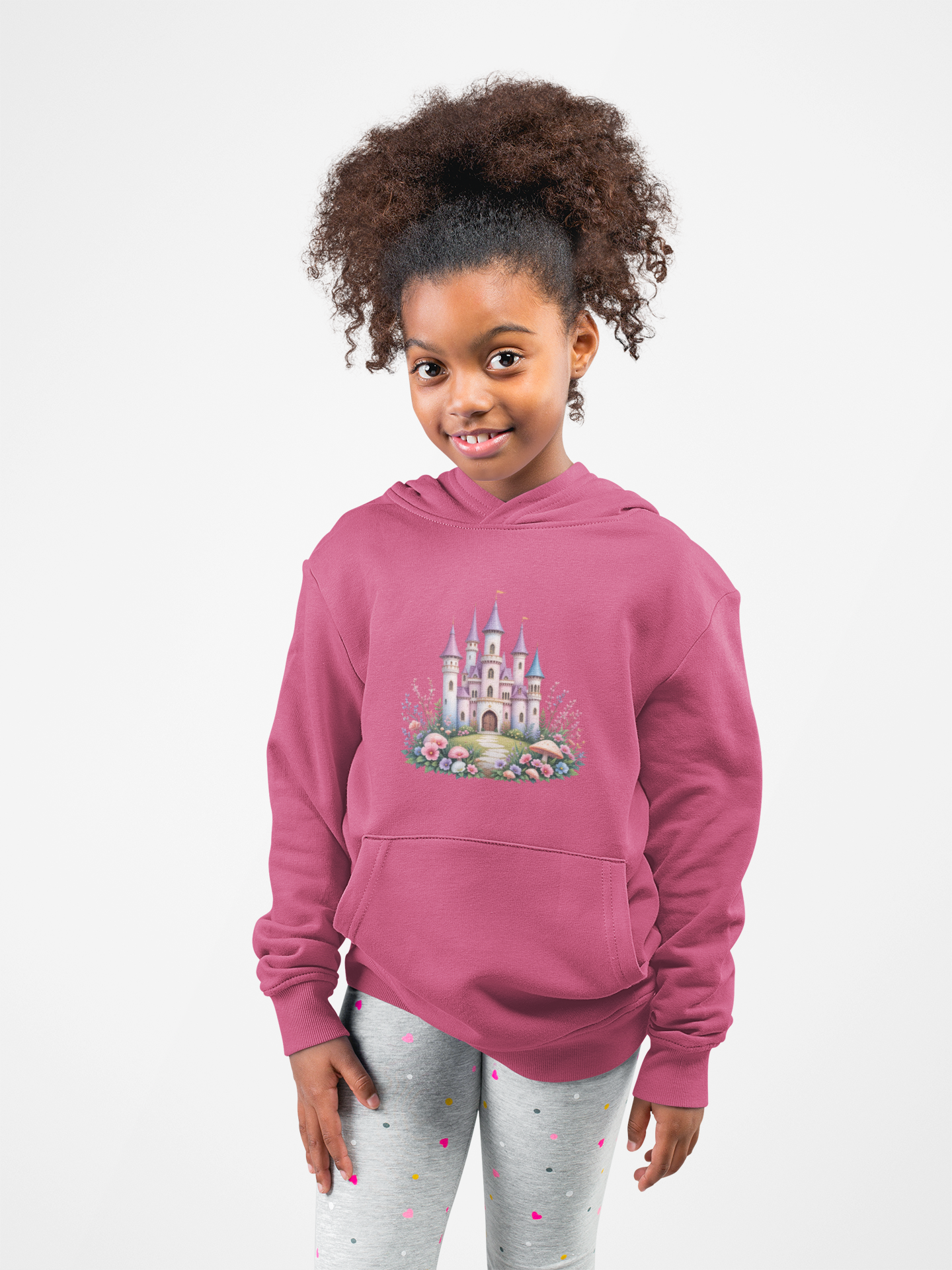 Youth Castle Dreams Hooded Sweatshirt, Cozy Sweatshirt, Kids' Hoodie, Perfect Gift, Fantasy Apparel