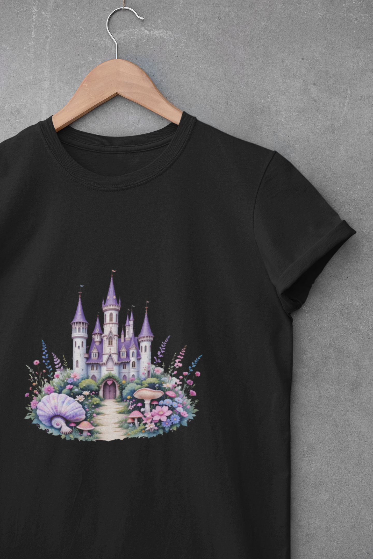 Fantasy Castle Unisex T-Shirt, Cute Fairy Tale Tee, Gift for Kids, Magical Design Shirt, Adventure Clothing, Perfect for Birthdays