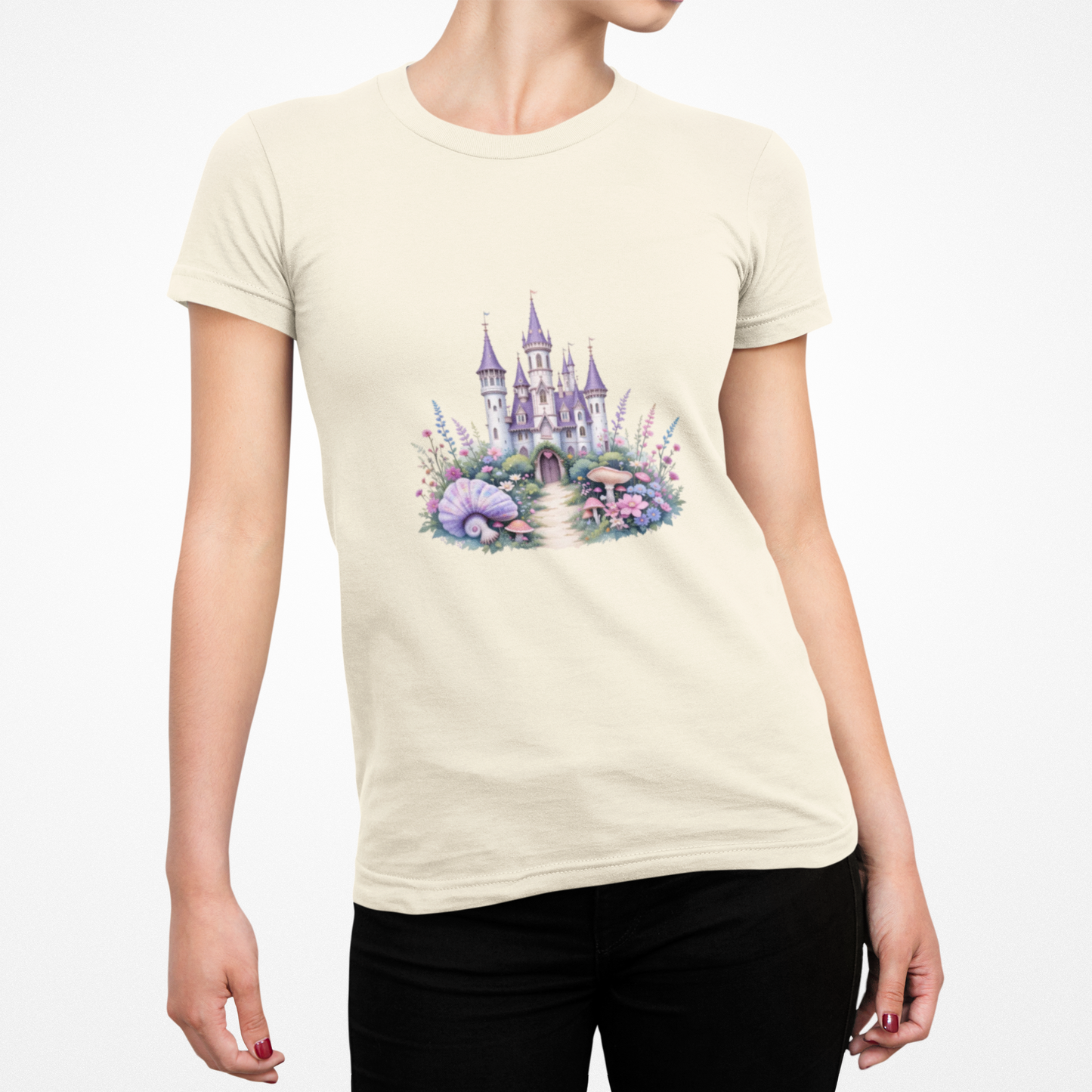 Fantasy Castle Unisex T-Shirt, Cute Fairy Tale Tee, Gift for Kids, Magical Design Shirt, Adventure Clothing, Perfect for Birthdays