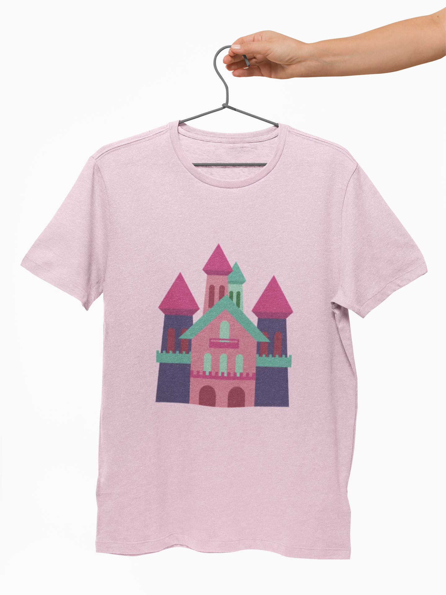 Colorful Castle Kids Tee - Fun Summer Style, Birthday Gift, Playdate Shirt, Toddlers & Kids Apparel, Cute Graphic T-Shirt