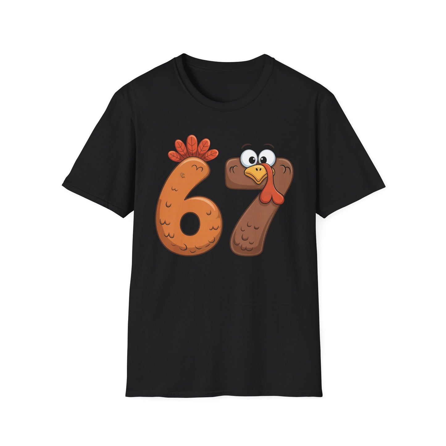 Thanksgiving Turkey Graphic T-Shirt, Unisex Tee, Fall Apparel, Holiday Outfit, Gift for Family, Thanksgiving Celebration