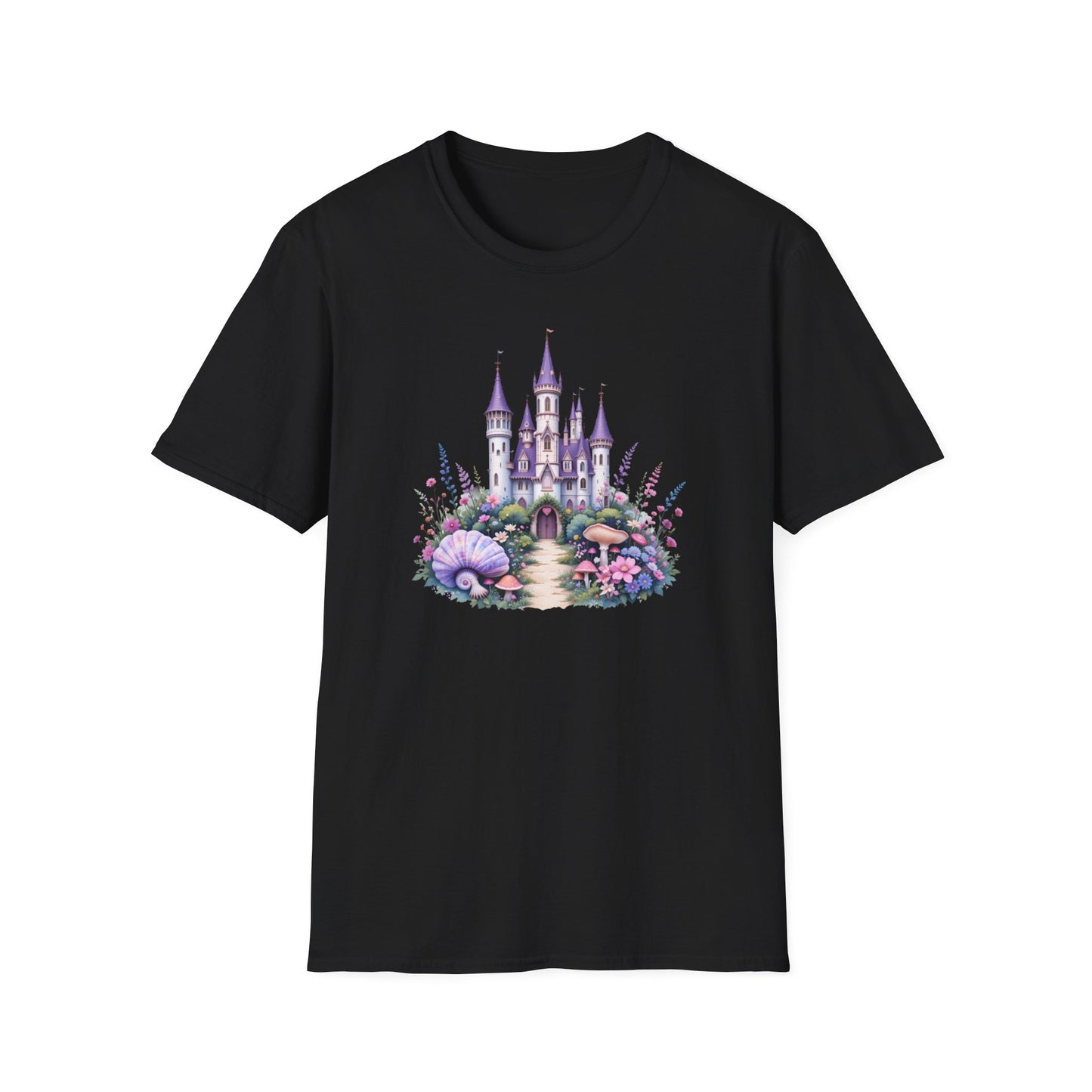 Fantasy Castle Unisex T-Shirt, Cute Fairy Tale Tee, Gift for Kids, Magical Design Shirt, Adventure Clothing, Perfect for Birthdays