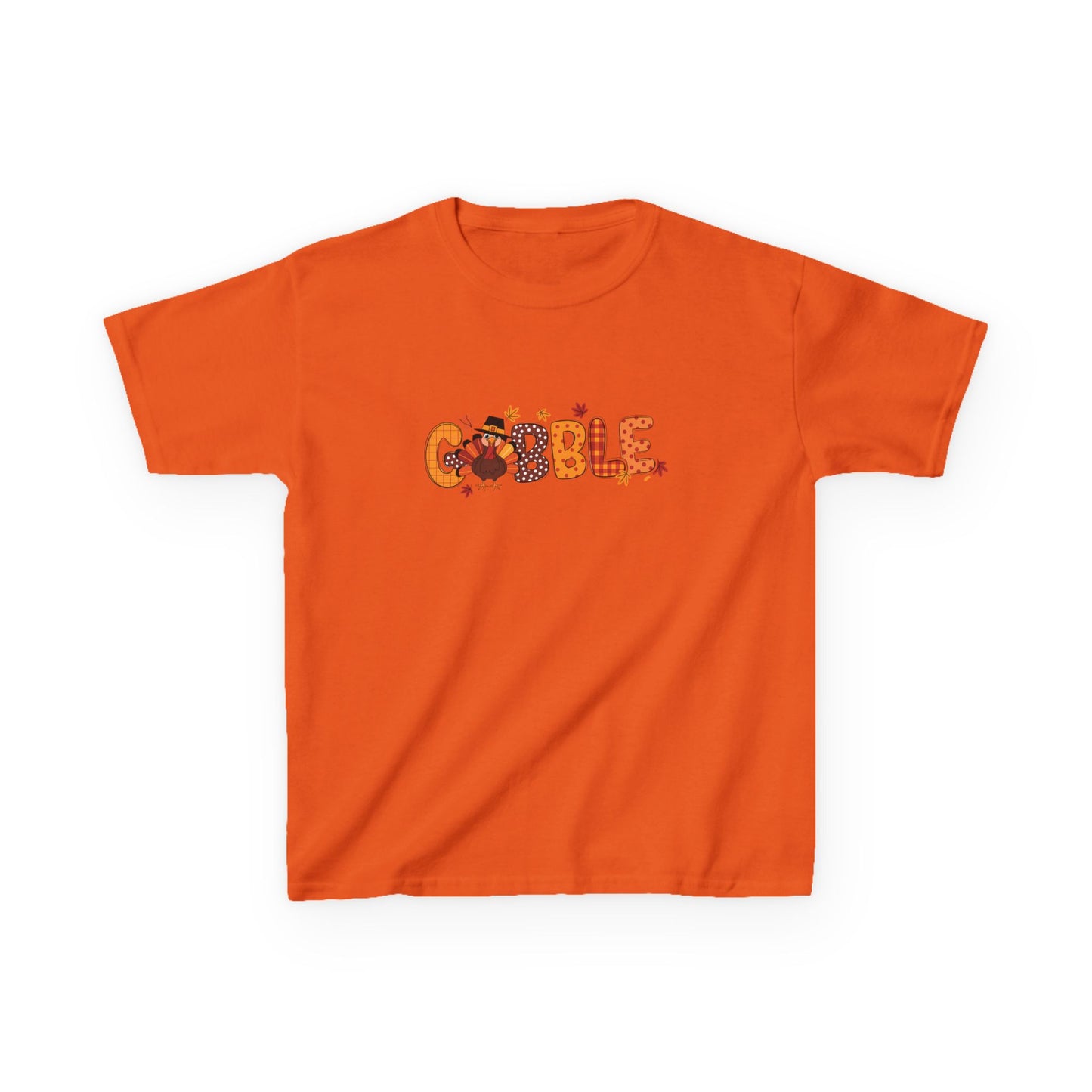 Thanksgiving Kids Tee, Gobble T-Shirt, Fun Holiday Shirt, Kids Thanksgiving Apparel, Cute Autumn Wear