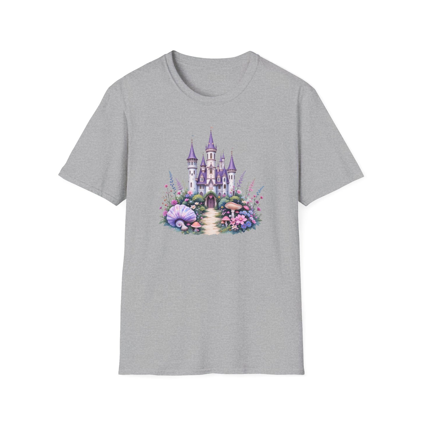 Fantasy Castle Unisex T-Shirt, Cute Fairy Tale Tee, Gift for Kids, Magical Design Shirt, Adventure Clothing, Perfect for Birthdays