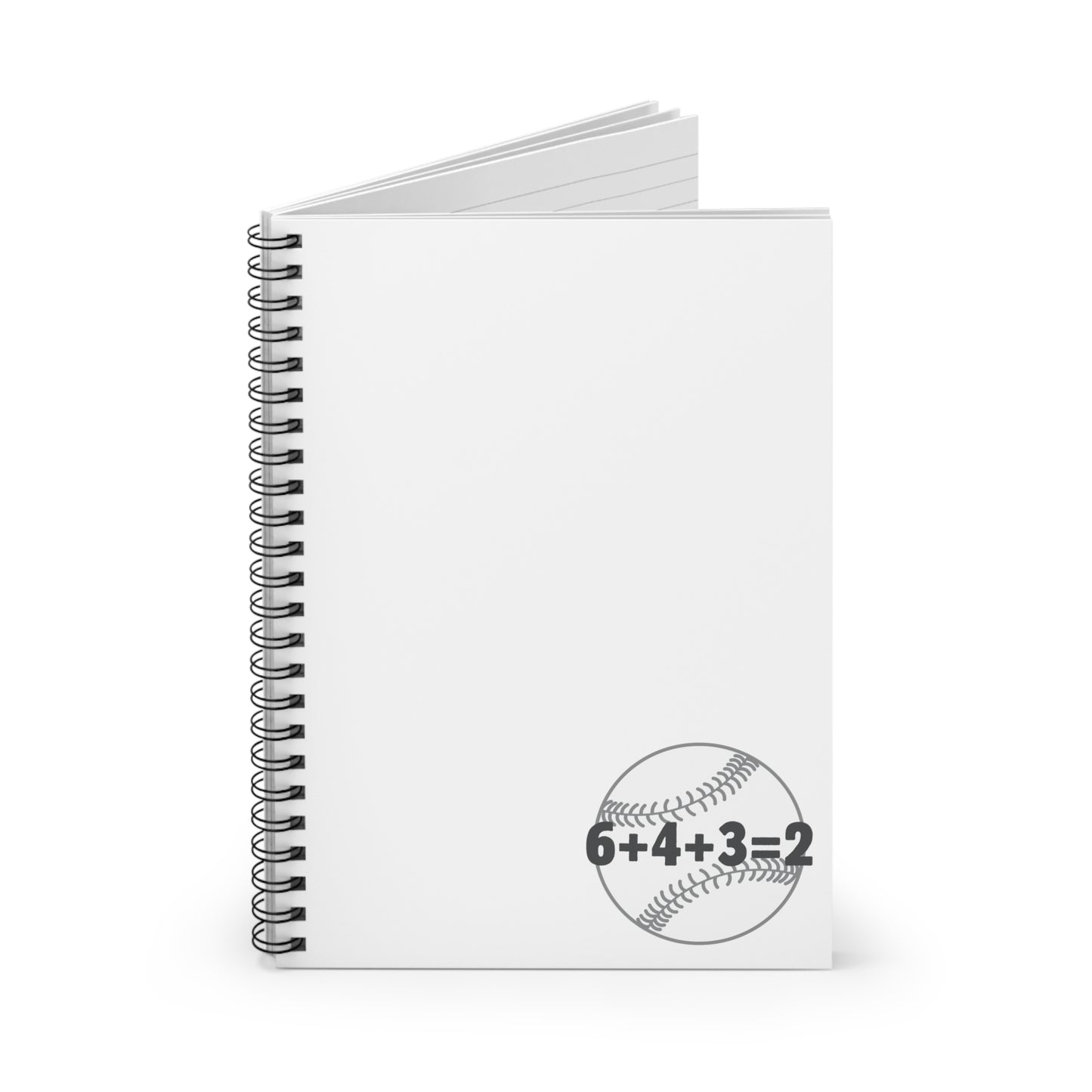Baseball-Themed Spiral Notebook for Students, Gift for Coaches & Players, Sports Journal, Men and Women Writing Pad