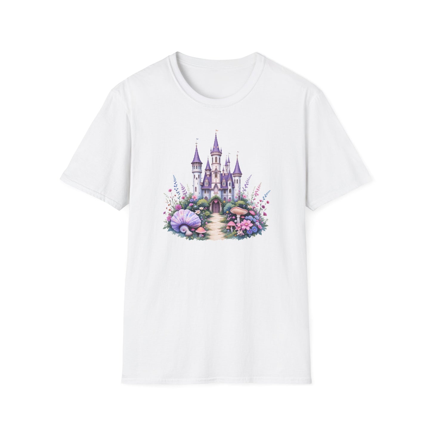 Fantasy Castle Unisex T-Shirt, Cute Fairy Tale Tee, Gift for Kids, Magical Design Shirt, Adventure Clothing, Perfect for Birthdays