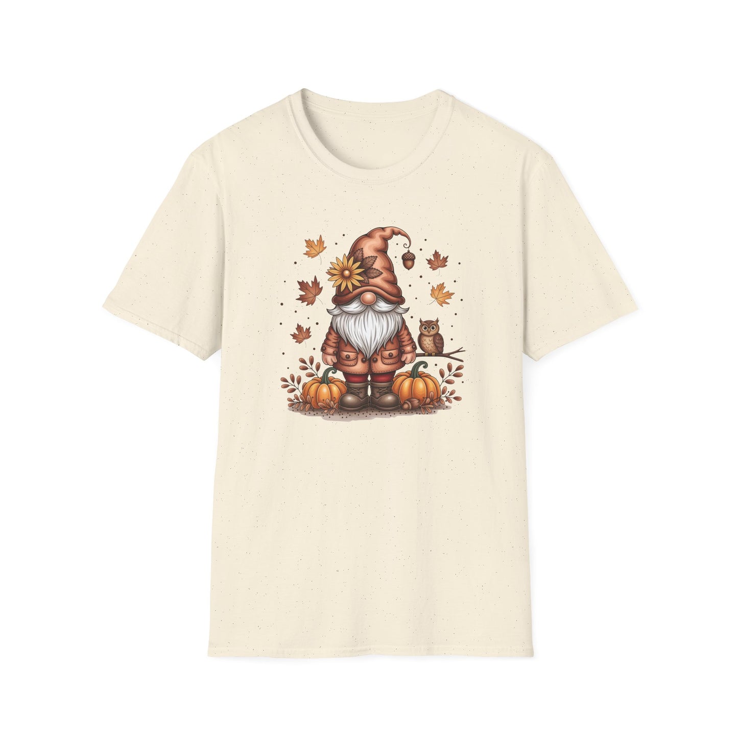 Autumn Gnome T-Shirt, Cozy Fall Tee, Pumpkin Harvest Shirt, Funny Thanksgiving Apparel, Unisex Seasonal Top