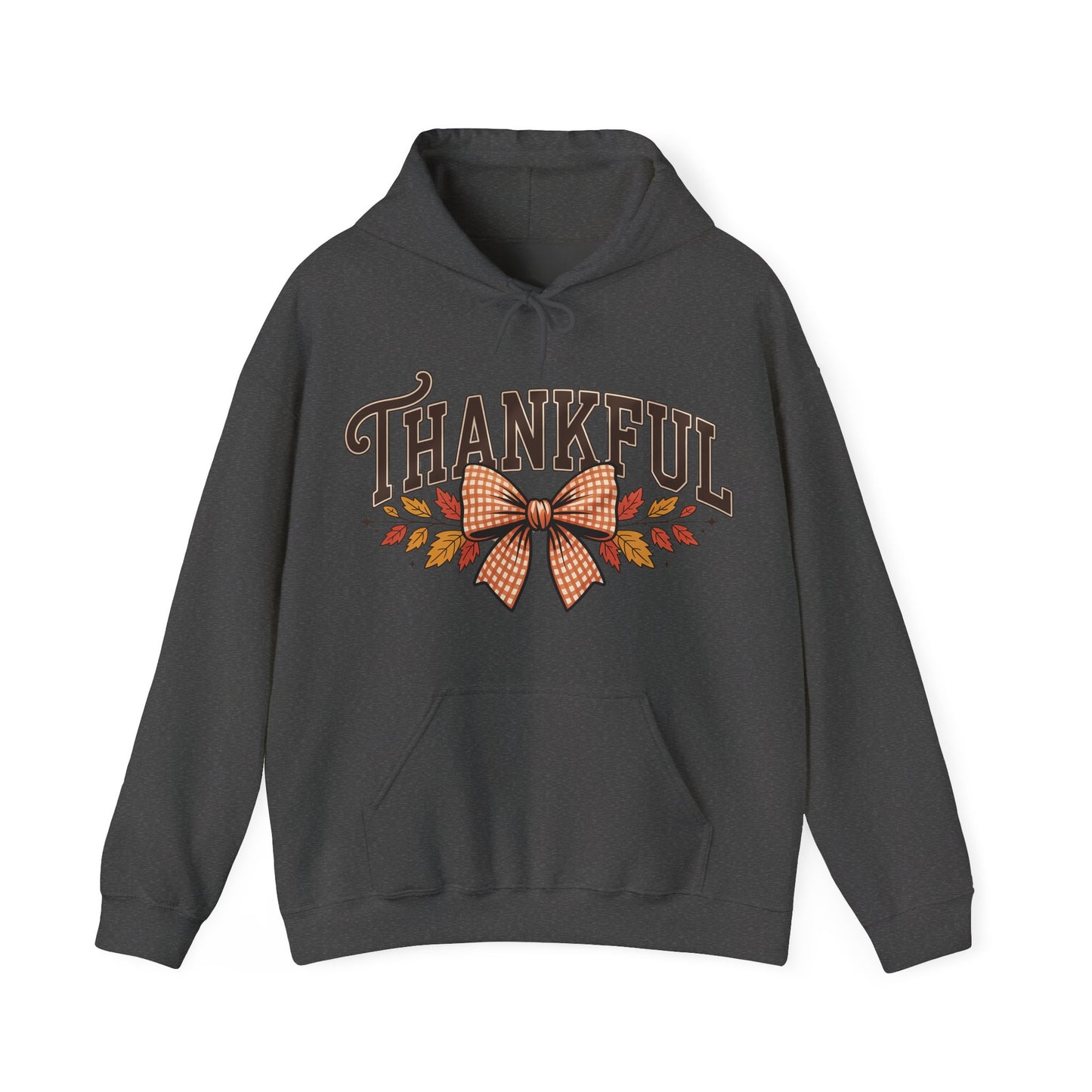Thankful Hooded Sweatshirt | Cozy Holiday Apparel, Fall Fashion, Gratitude Gift, Thanksgiving Outfit, Unisex Sweatshirt