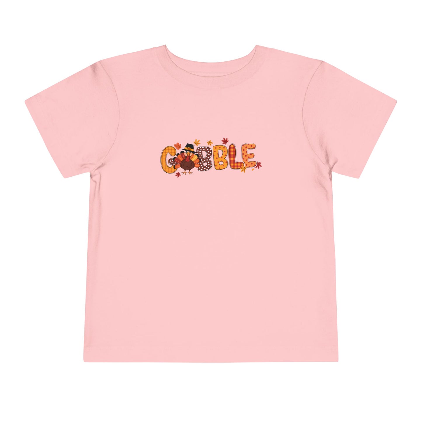 Thanksgiving Toddler Tee, Funny Gobble Shirt, Kids Holiday Apparel, Cute Fall T-Shirt, Toddler Turkey Top