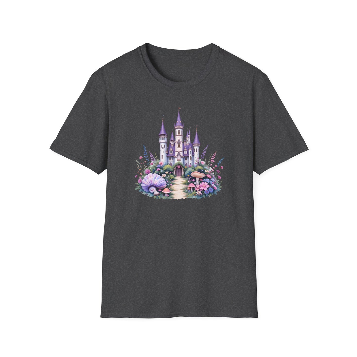 Fantasy Castle Unisex T-Shirt, Cute Fairy Tale Tee, Gift for Kids, Magical Design Shirt, Adventure Clothing, Perfect for Birthdays