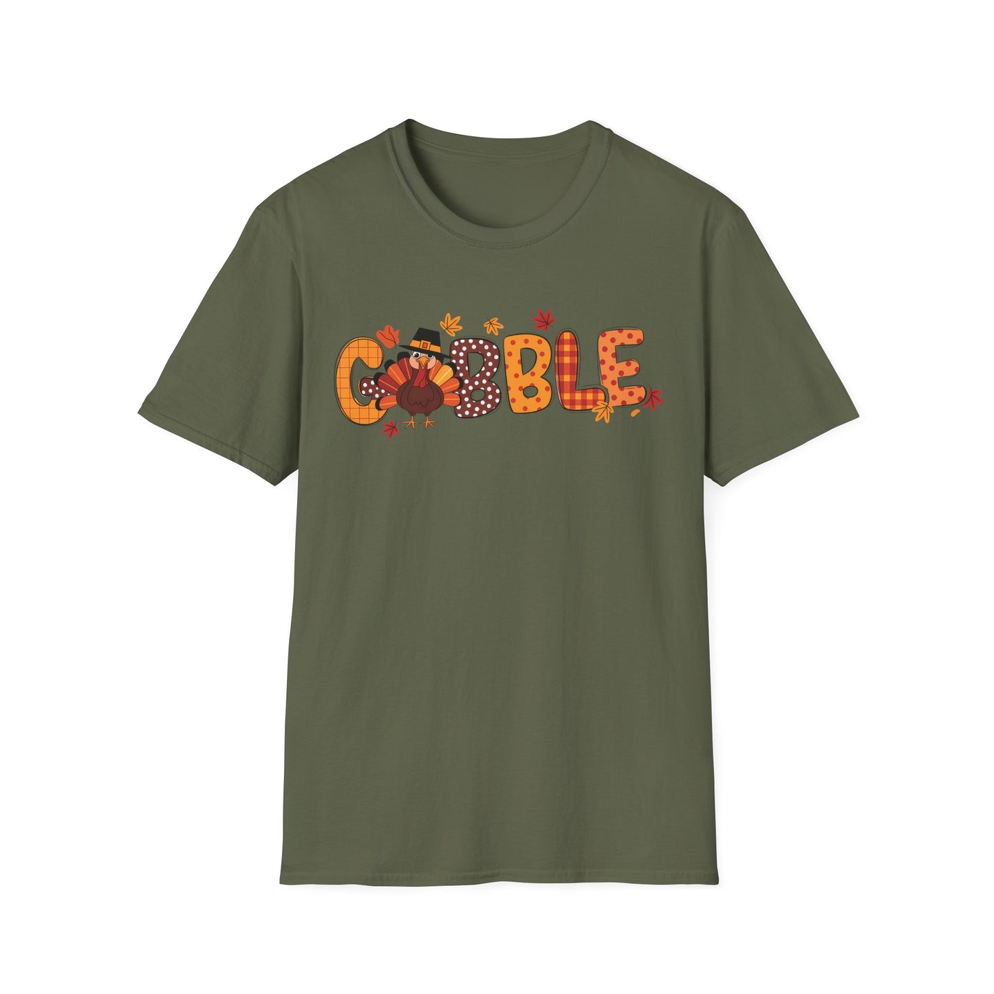 Thanksgiving Gobble T-Shirt, Unisex Fall Tee, Autumn Apparel, Holiday Gift, Family Gathering Shirt