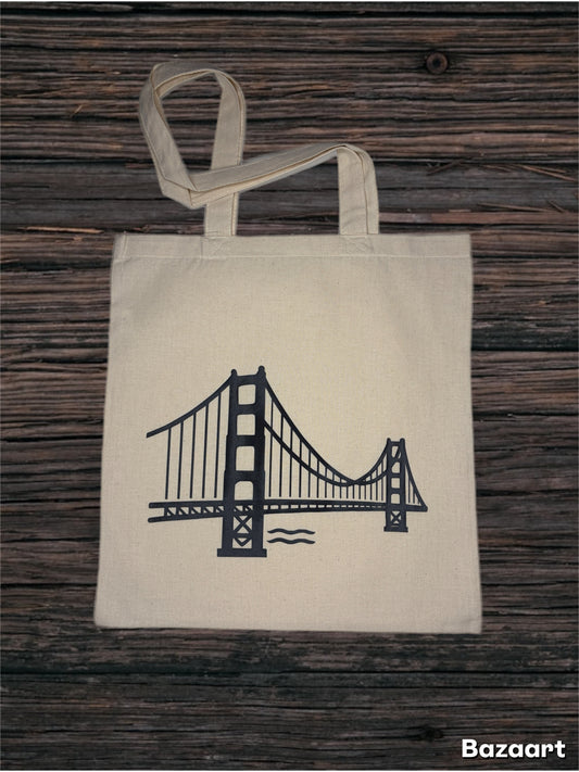 Golden Gate Bridge Canvas Tote Bag