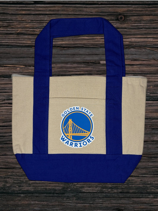Warriors Small Market Tote Bag