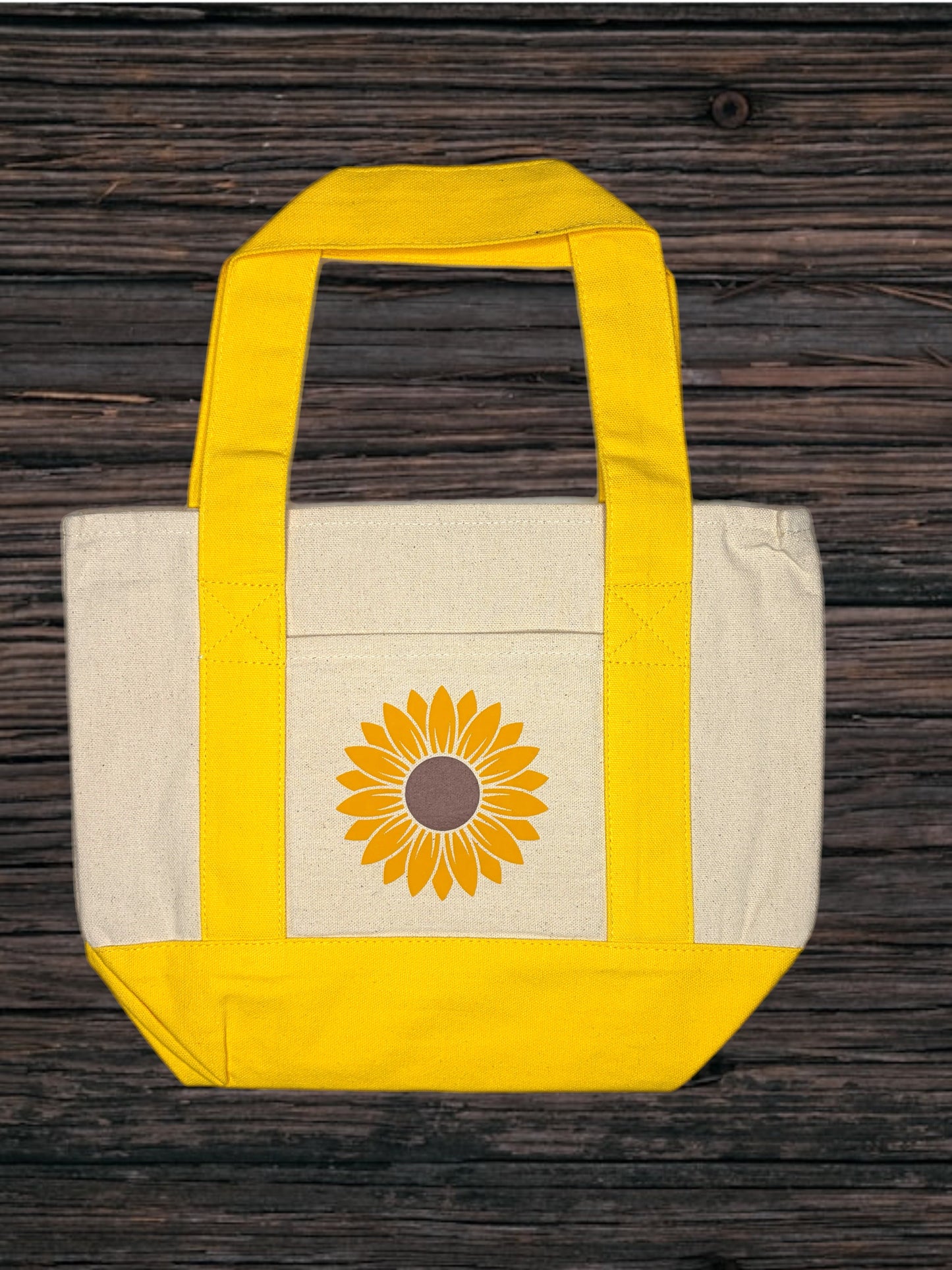Sunflower Small Market Tote Bag