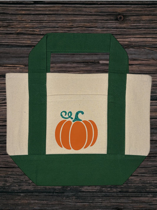 Fall/Pumpkin Small Market Tote Bag