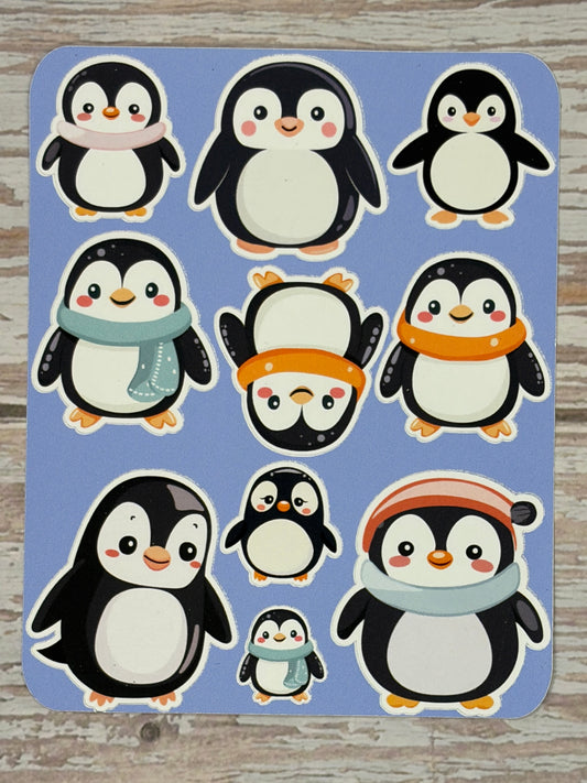 Penguin Sticker Sheet