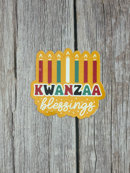 Kwanzaa Blessings Sticker