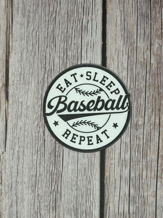 Eat Sleep Baseball Repeat Sticker