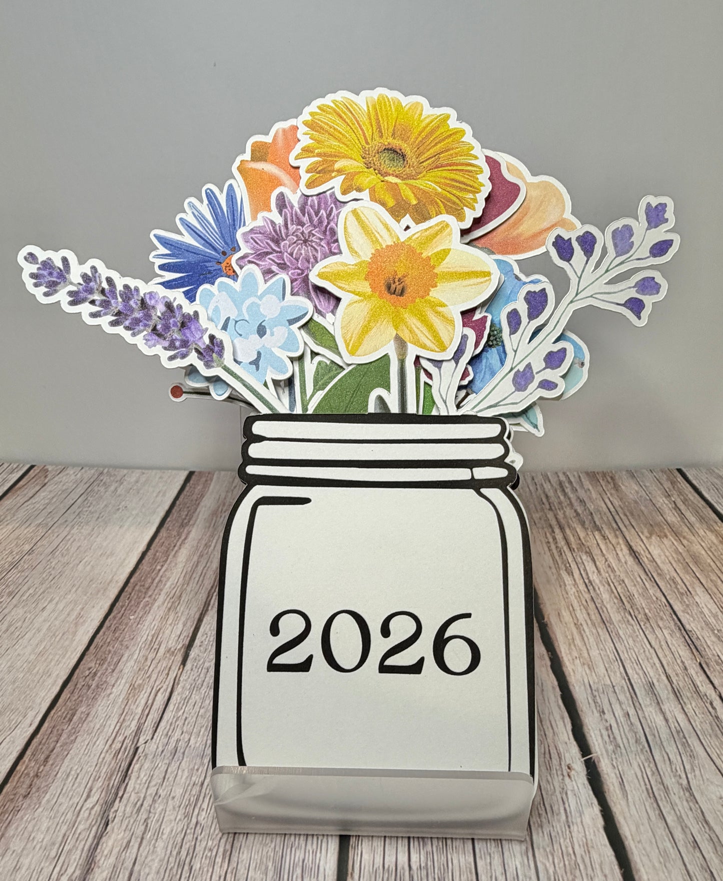 2026 Floral Monthly Calendar
