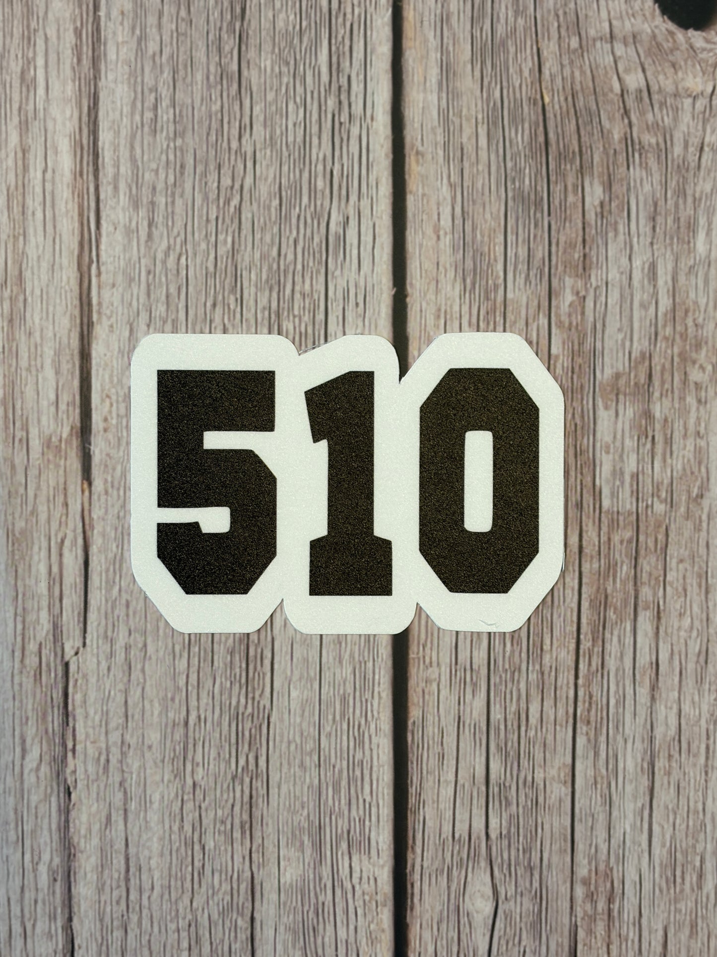 510 area code sticker