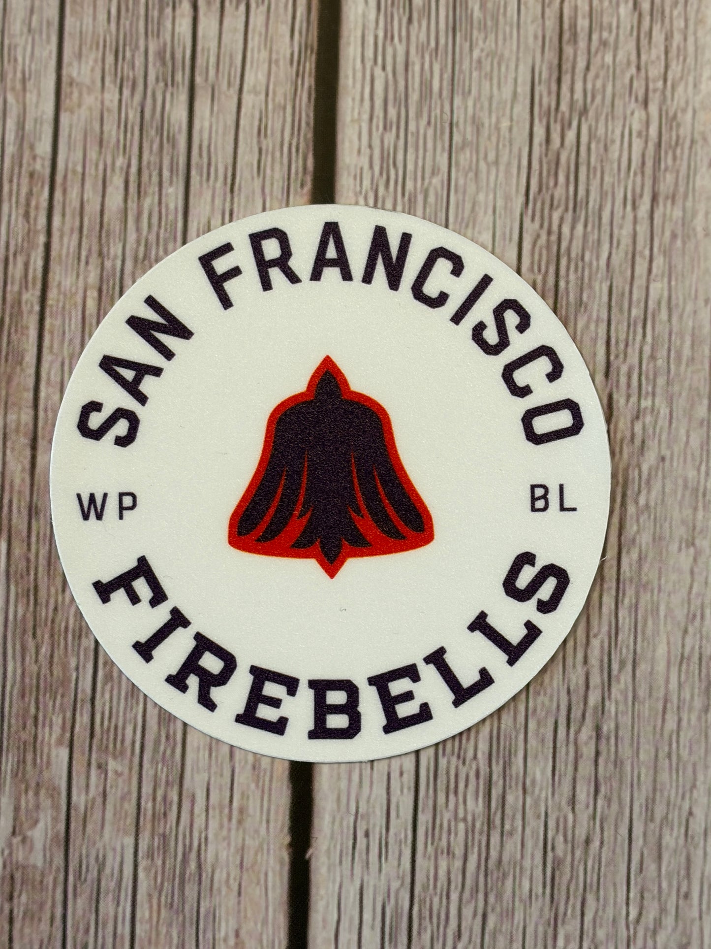 SF Firebells Sticker - Round