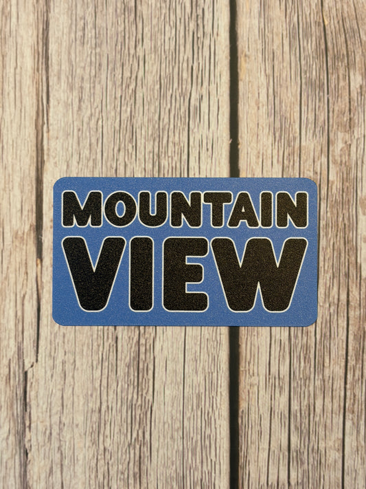 Mountain View Sticker